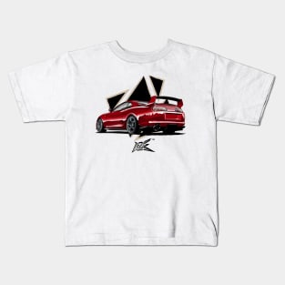 toyota supra a80 red Kids T-Shirt